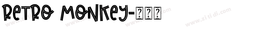 Retro Monkey字体转换